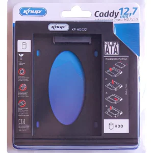 adaptador caddy 12,7mm hd ssd sata case gaveta dvd notebook
